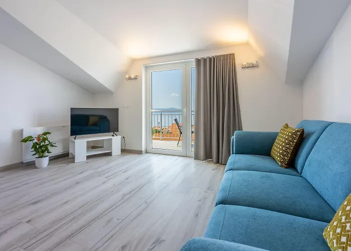 Modernes Mit Traumhaften Meerblick Zur Insel Krk Apartman