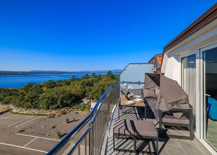Modernes Mit Traumhaften Meerblick Zur Insel Krk