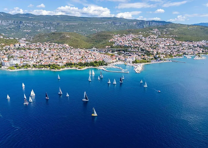 Modernes Mit Traumhaften Meerblick Zur Insel Krk Apartman