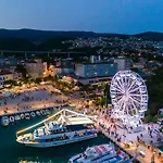 Modernes Mit Traumhaften Meerblick Zur Insel Krk * Crikvenica